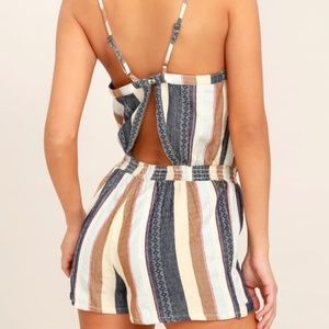 Open back romper size small